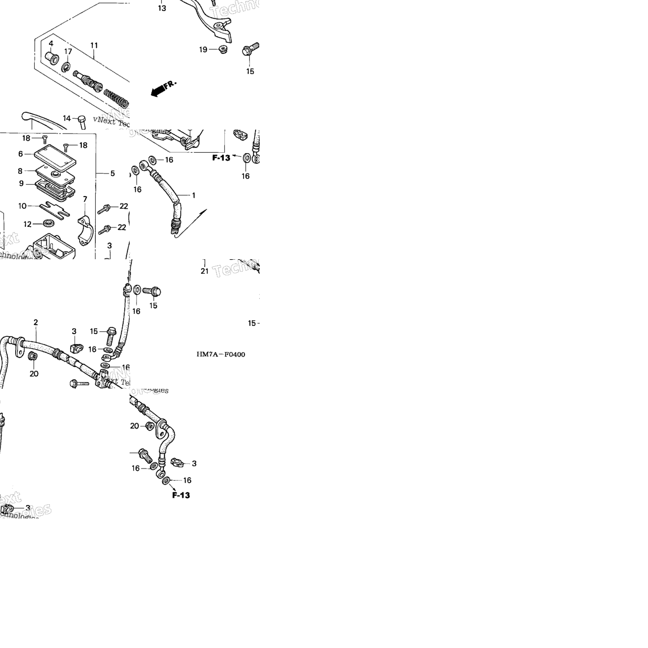 Front Brake Master Cylinder