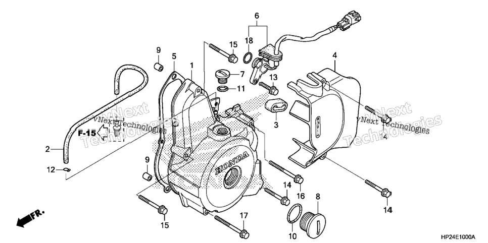 Left Crankcase Cover