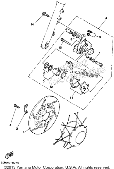 Front Brake Caliper