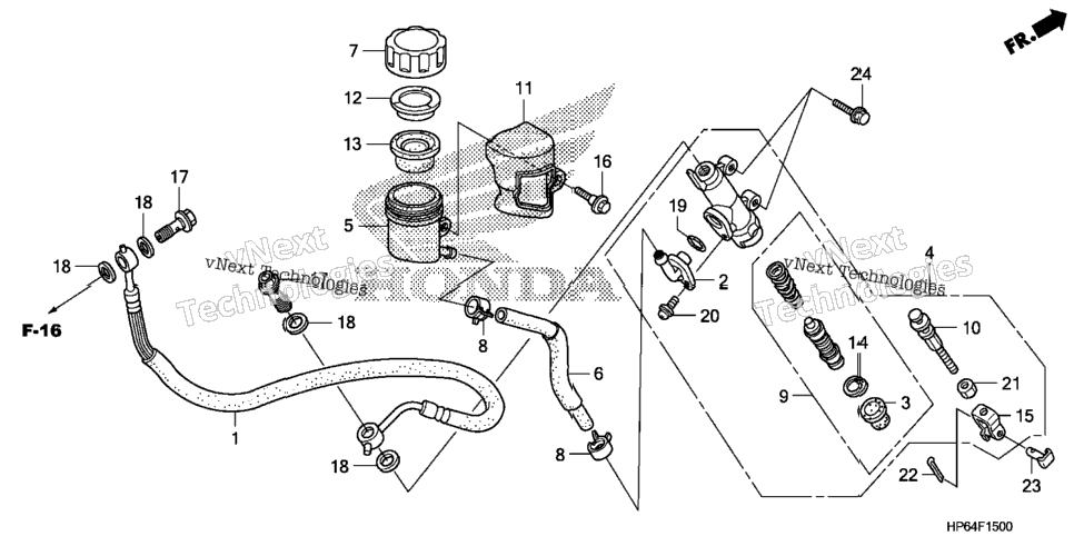 Rear Brake Master Cylinder