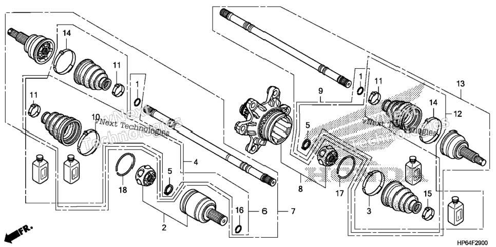 Rear Driveshaft