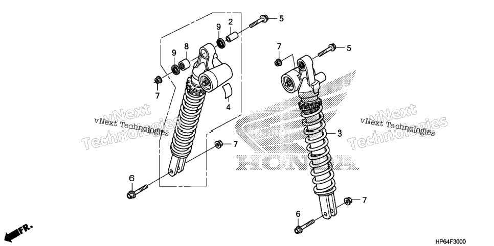 Rear Shock Absorber