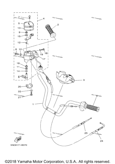 Steering Handle Cable