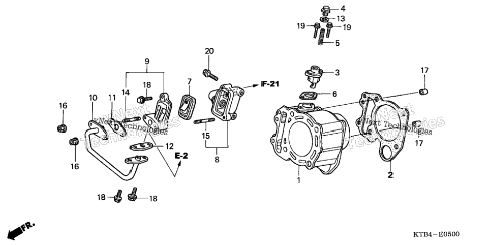 Cylinder + Reed Valve
