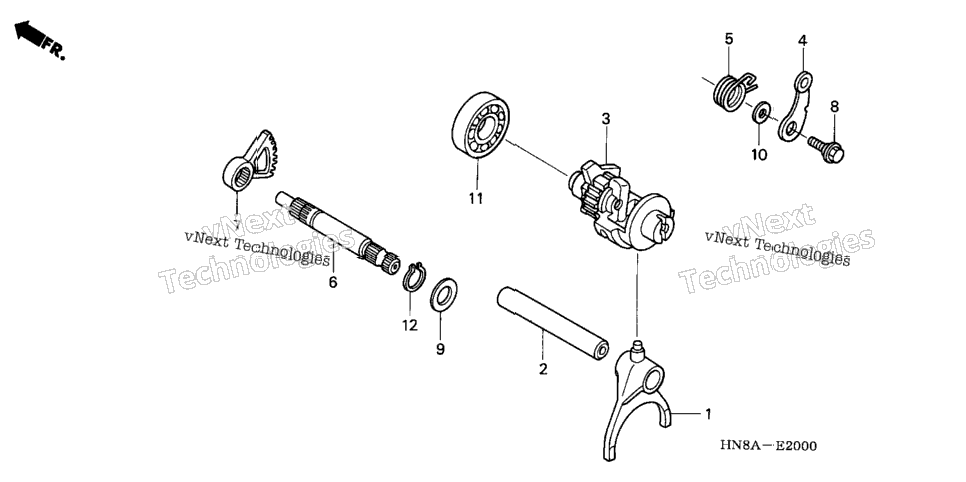 Gearshift Fork