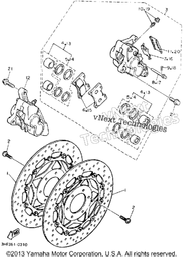 Front Brake Caliper