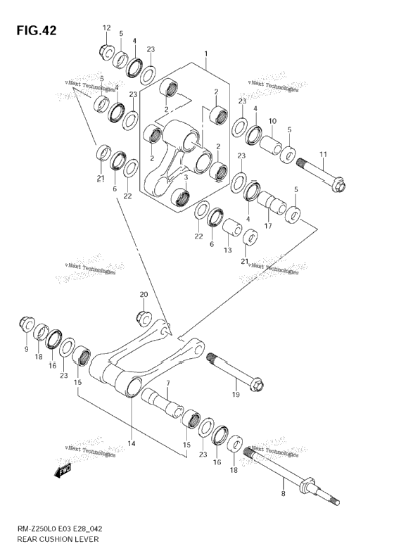 Rear Cushion Lever