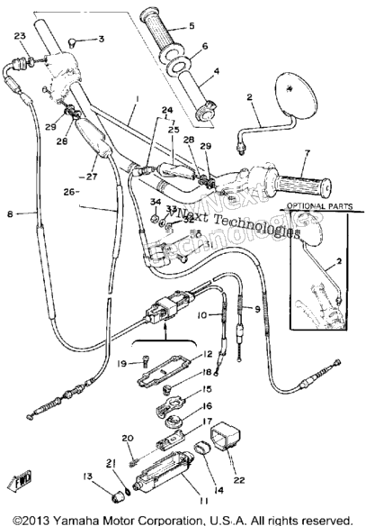 Handlebar Cable