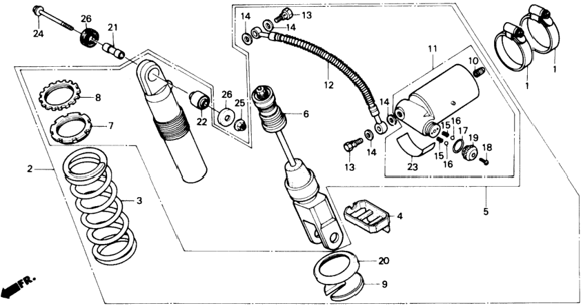 REAR SHOCK ABSORBER