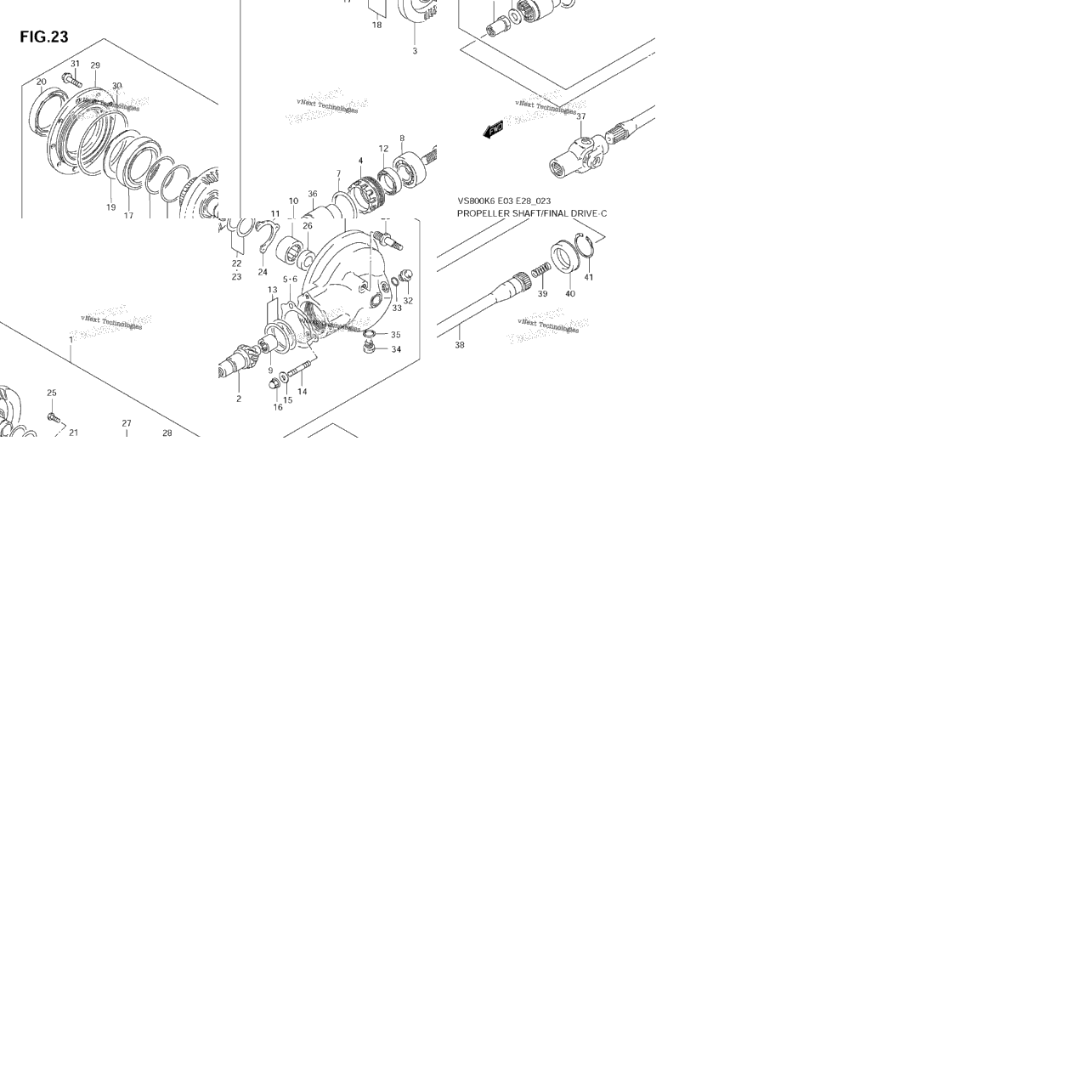 Propeller Shaft - Final Drive Gear