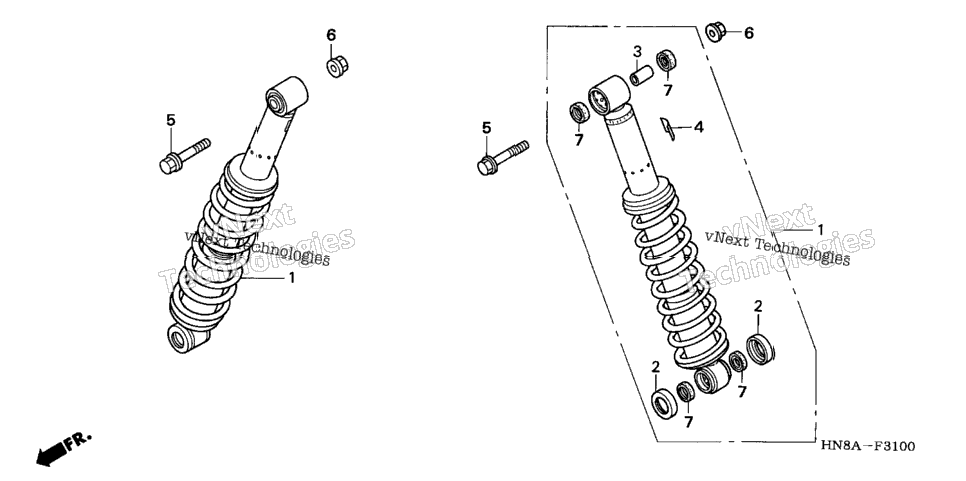 Rear Shock Absorber