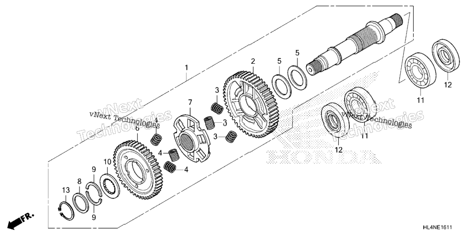 Final Driven Shaft