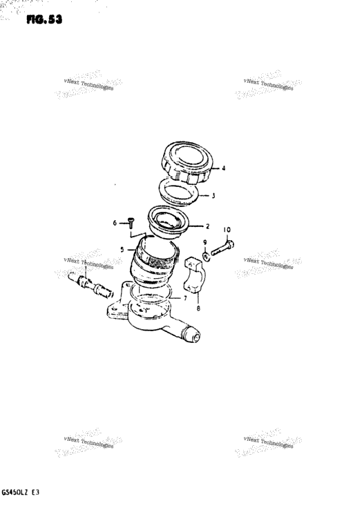 Master Cylinder (Model T