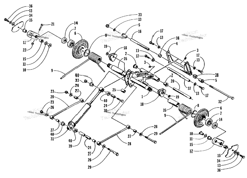 Rear Suspension Rear Arm Assembly