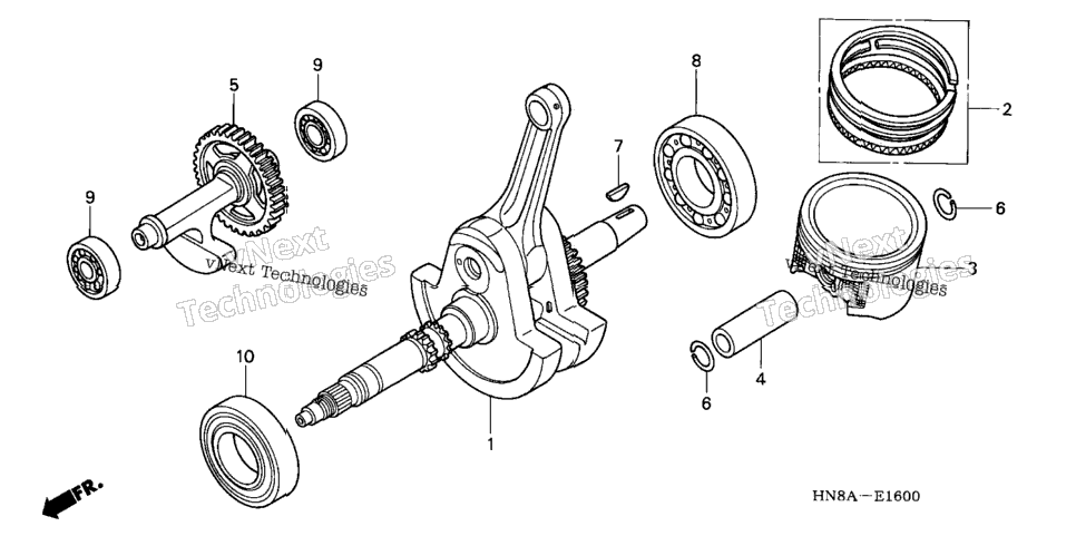 Crankshaft + Piston