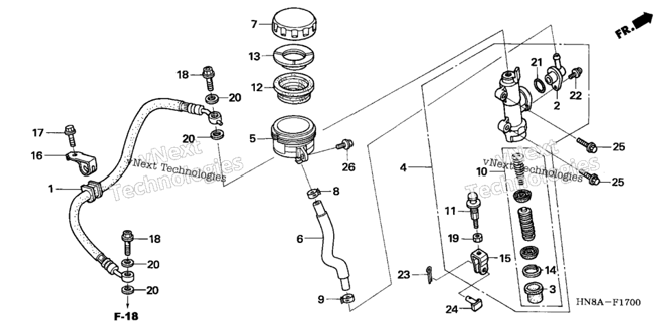 Rear Brake Master Cylinder