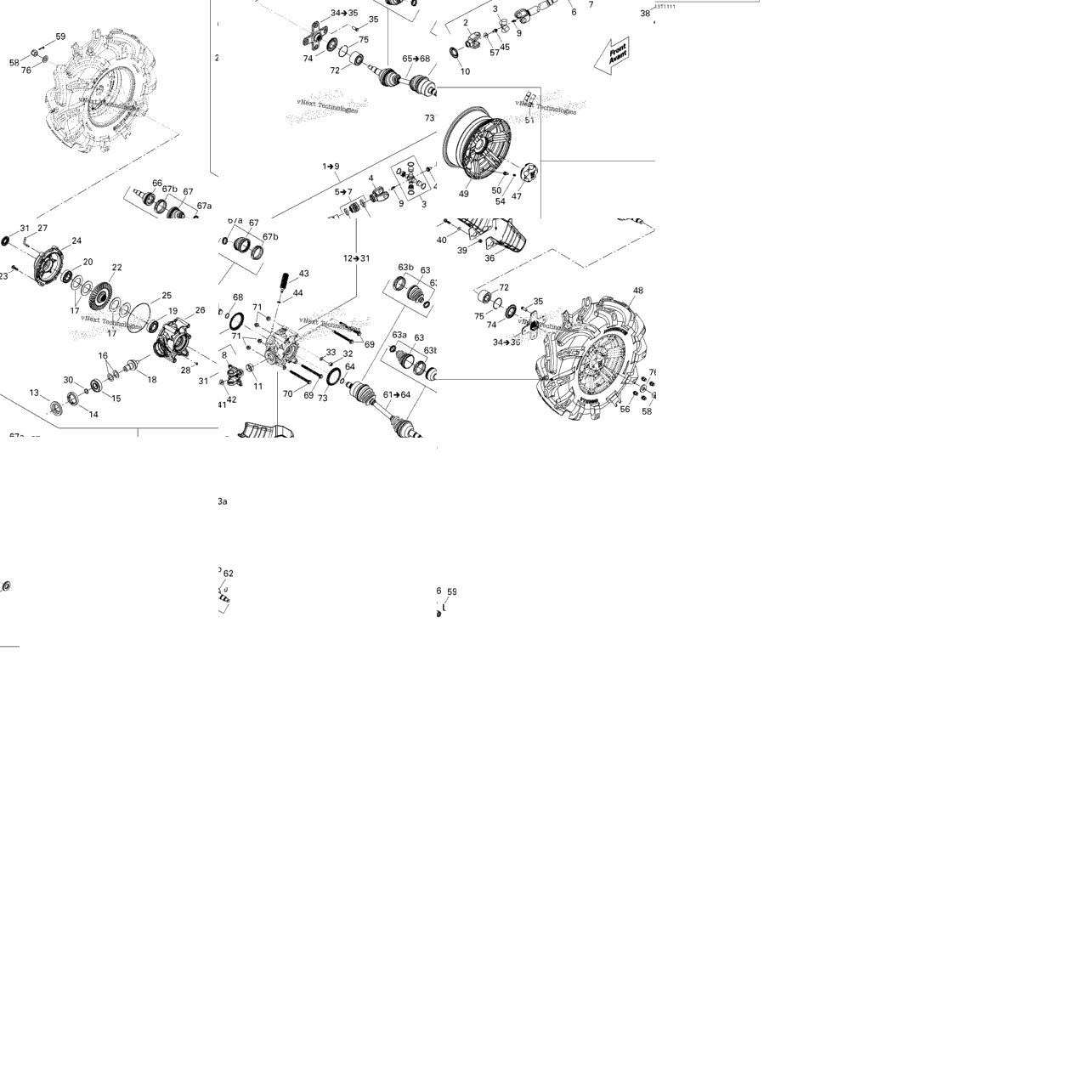 Drive System, Rear