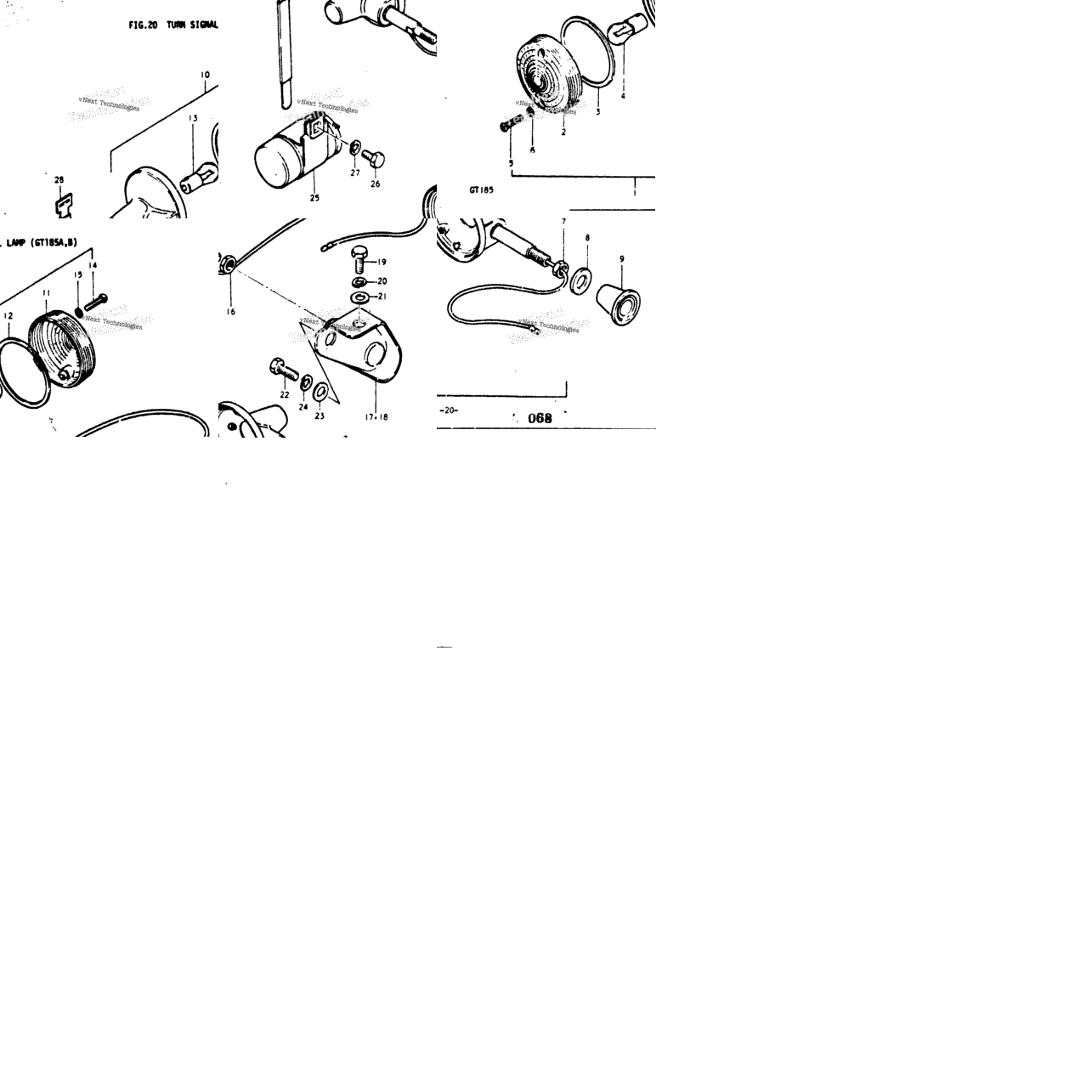 Turn Signal Lamp (Gt185a
