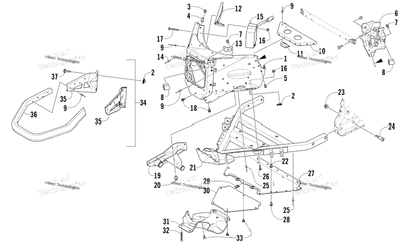 Front Bumper And Frame Assembly