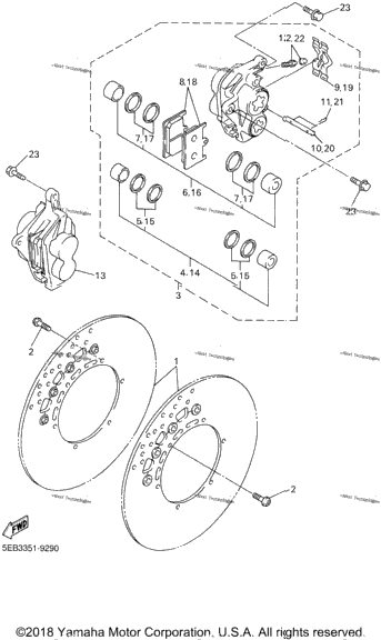Front Brake Caliper