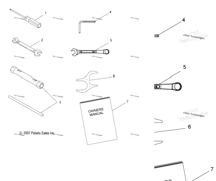 Tools, Tool Kit & Owners Manual