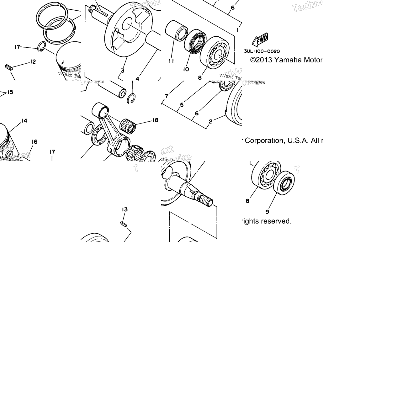 Crankshaft - Piston