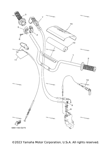 Steering Handle Cable