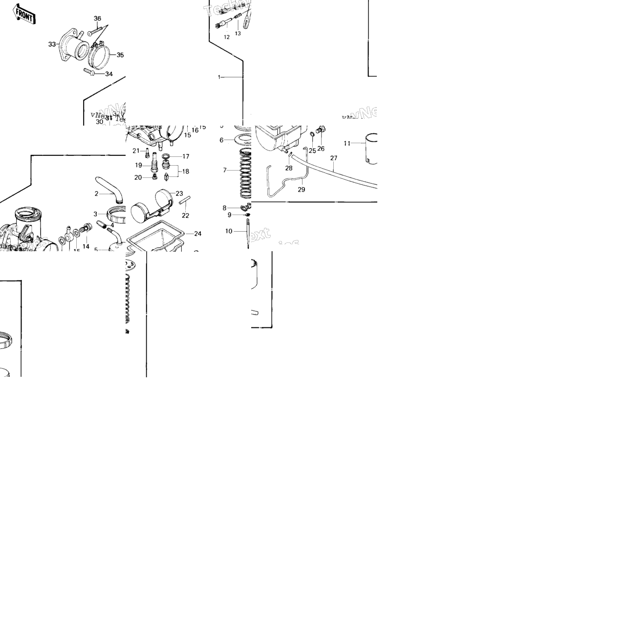 Carburetor (-F/No. 522924)