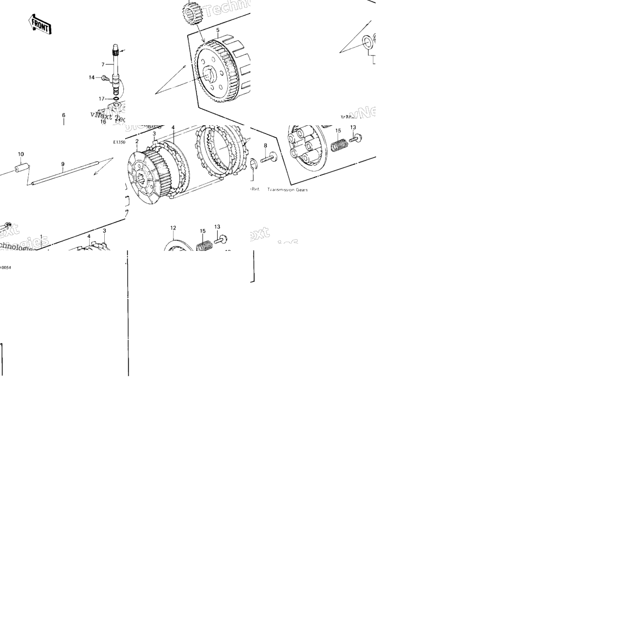 Clutch ('83 Klt200-A4/A4a)