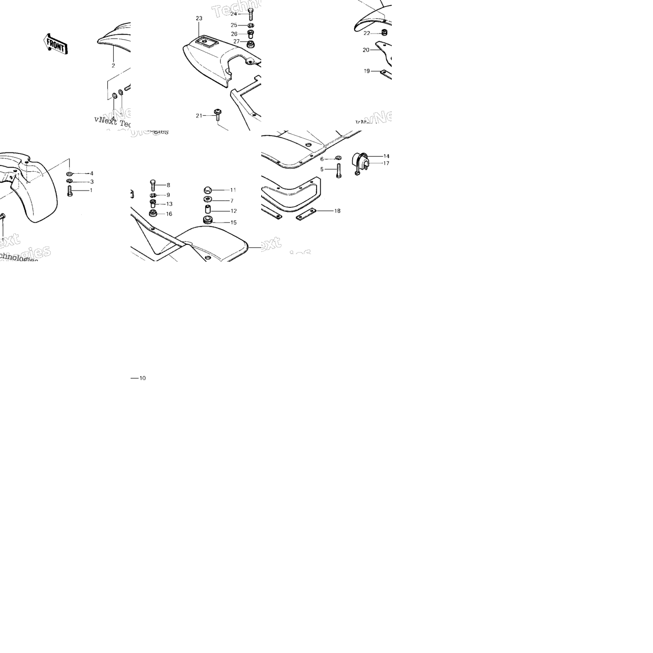 Fenders/Cover ('83 Klt200-A4/A4a)
