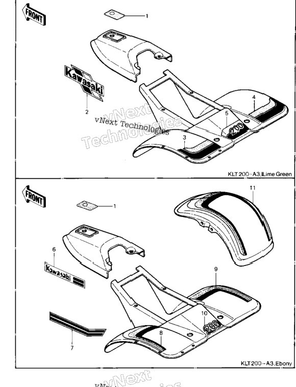 Labels (Klt200-13)