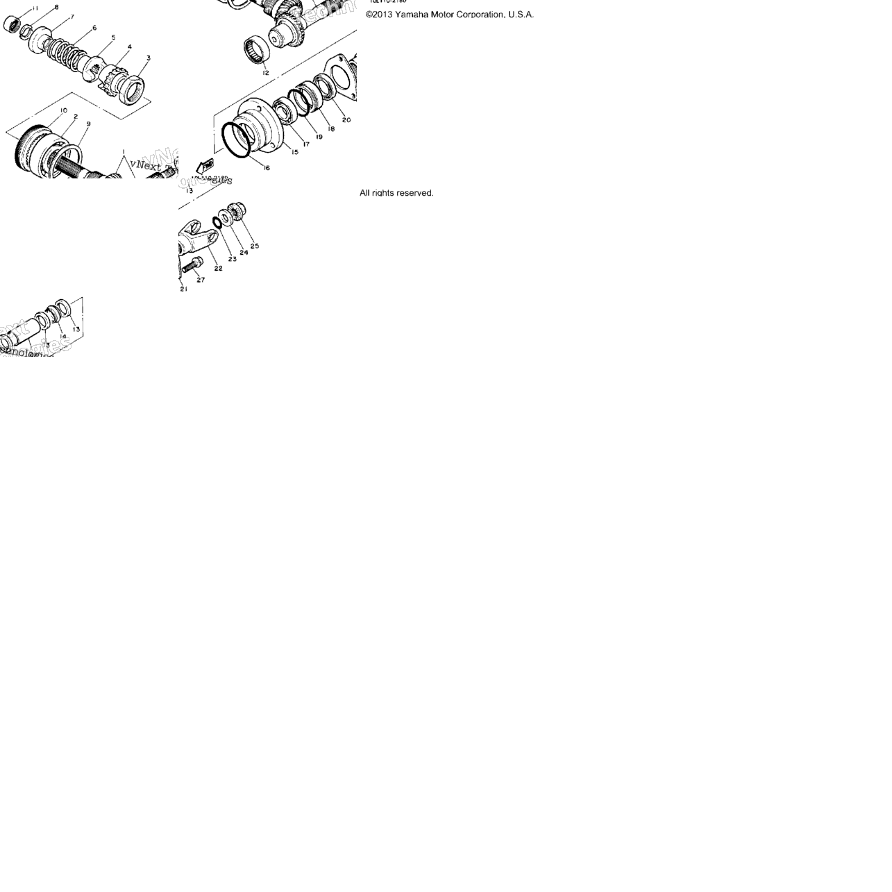 Middle Drive Gear