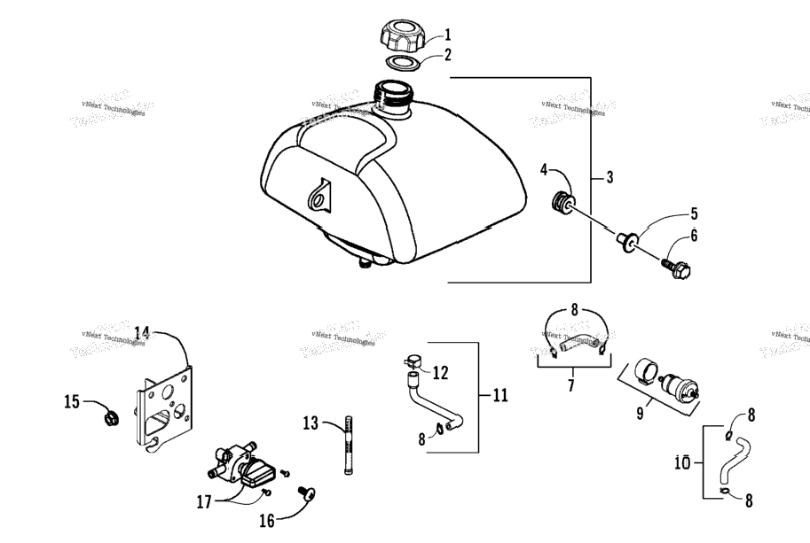 Gas Tank Assembly