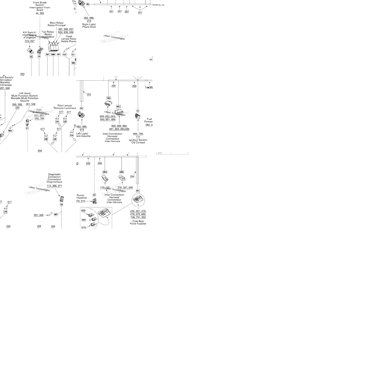 Electrical Harness, Front Section