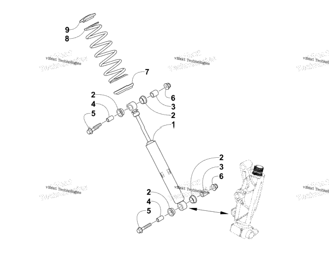Front Shock Absorber Assembly