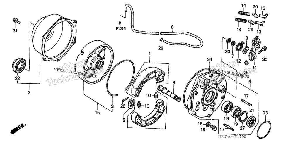 Rear Brake Panel