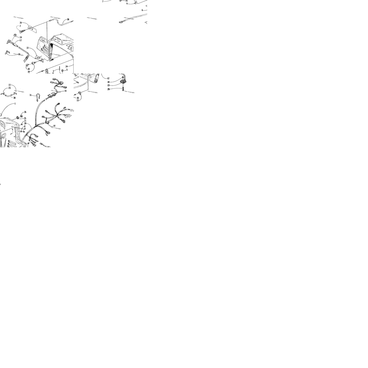 Console, Switches, And Wiring Assemblies