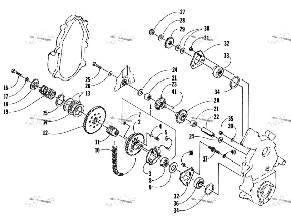 Drive/Reverse Dropcase Assembly