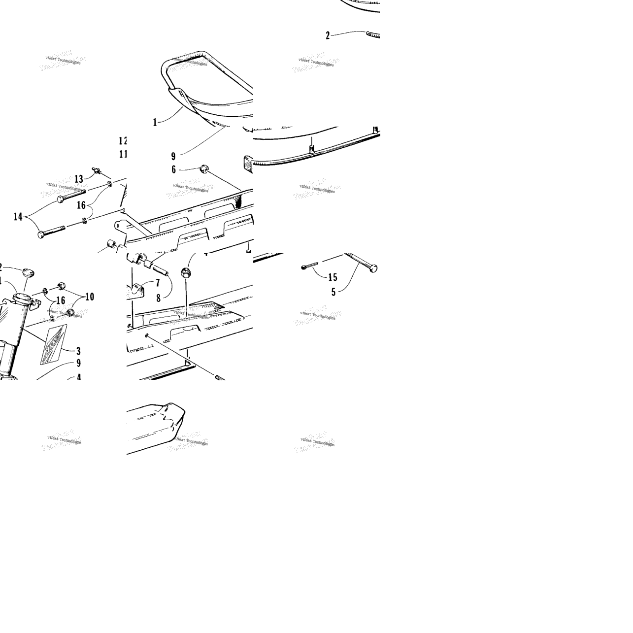 Ski And Spindle Assembly