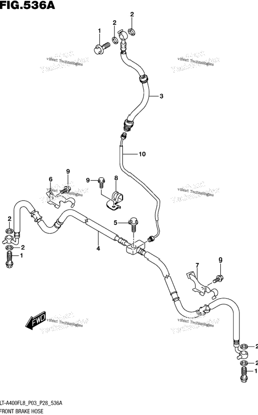Front Brake Hose