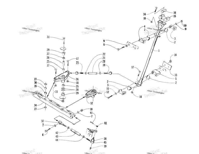 Tie Rod And Steering Post Assembly