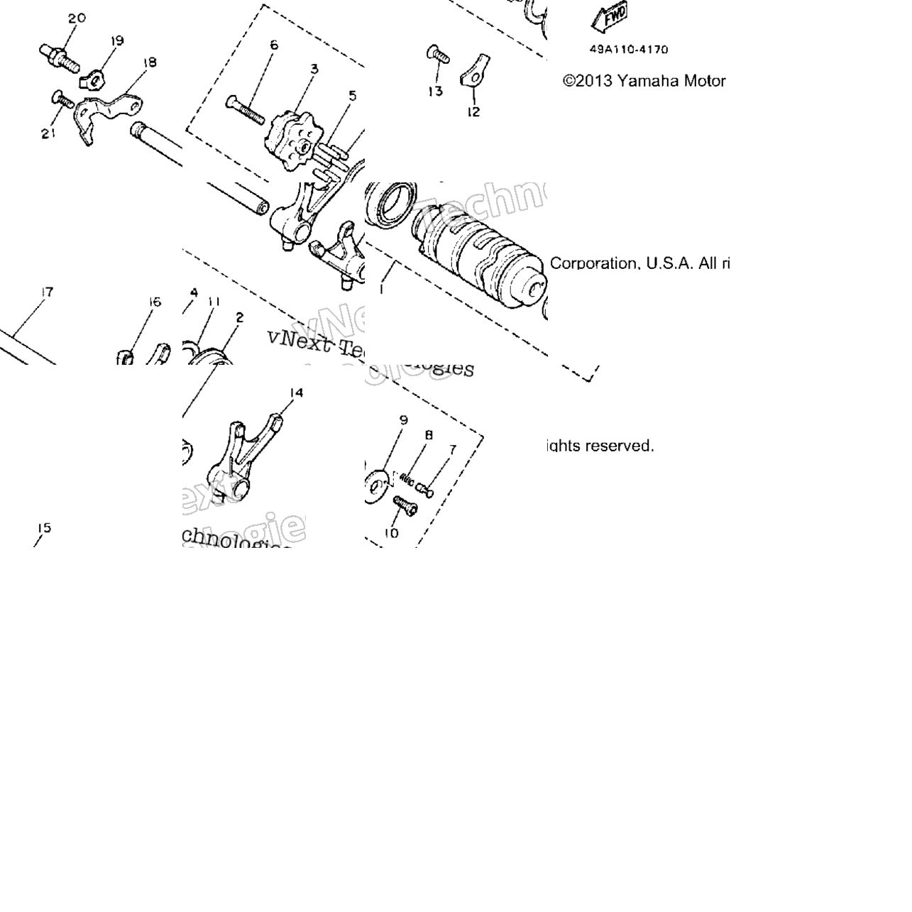 Shift Cam Fork