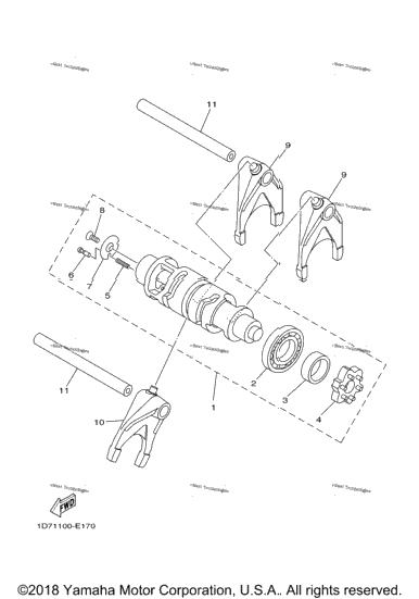 Shift Cam Fork