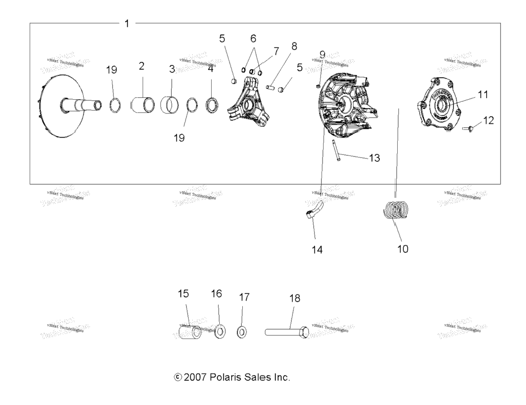 Drive Train, Primary Clutch