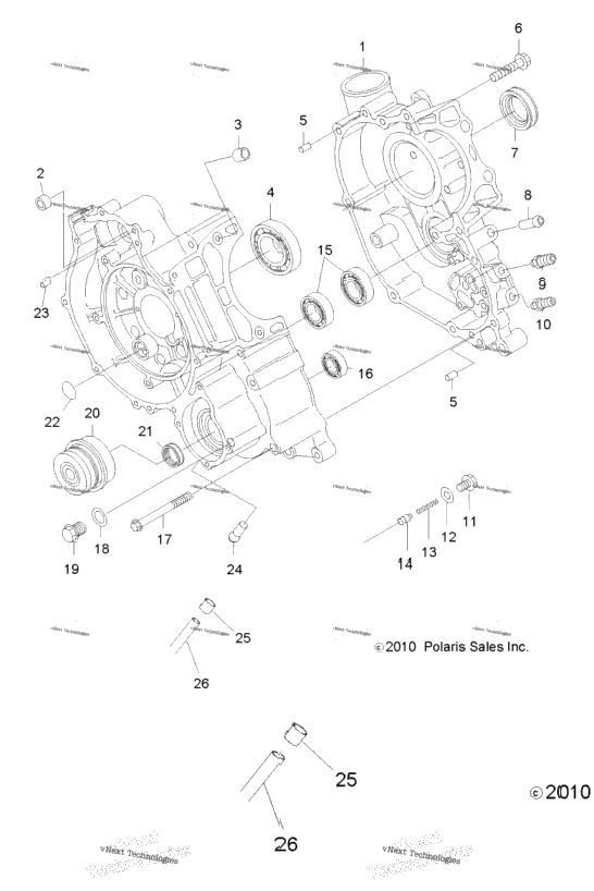 Engine, Crankcase
