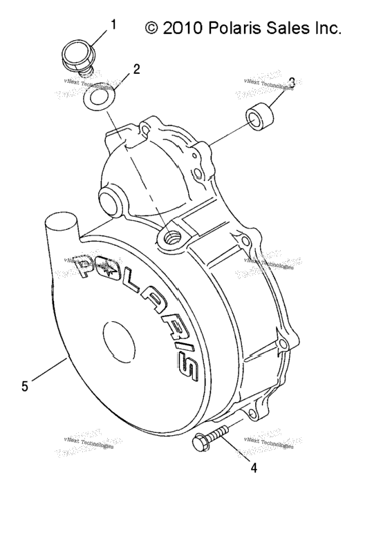Engine, Flywheel Cover