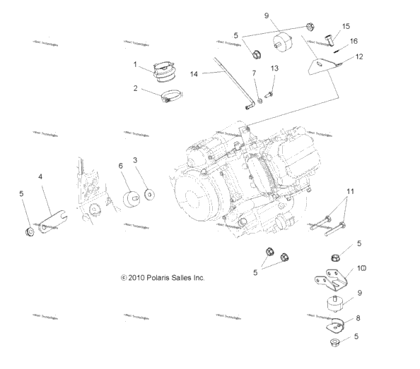 Engine, Mounting
