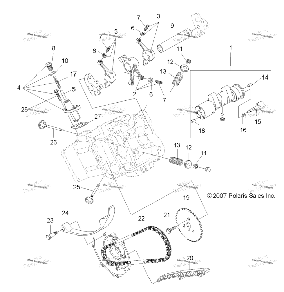 Engine, Valves & Camshaft