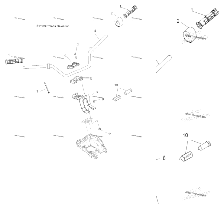 Steering, Handlebar & Controls