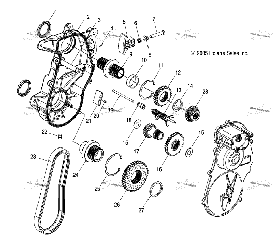 Gearcase Assembly